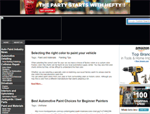 Tablet Screenshot of howtopaintcars.com